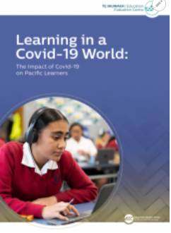 Cover of report on the impact of Covid-19 on Pacific learners