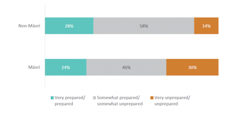 Figure 32: Overall preparedness for Māori and non-Māori new principals